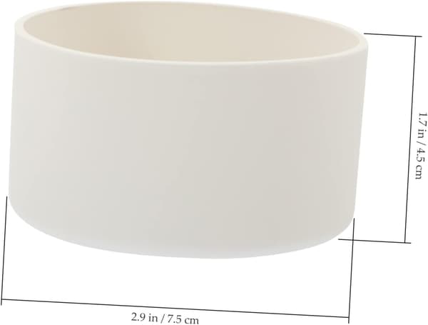 2-pack silikon halkfri flaskhylsa för 12-24 oz glasvattenflaskor
