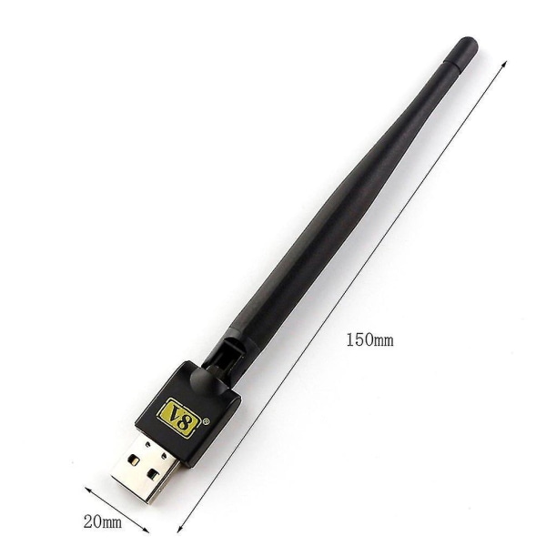 Freesat USB Wifi-antenn för V7 V8-seriens mottagare