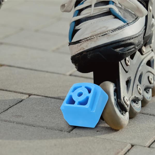 Rulleskøytebremsekloss for barn Sklisikker Inline Skate Erstatningsstopper Solid Gummi Sikkerhetsbremsetilbehør