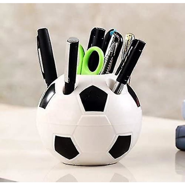 Monikäyttöinen jalkapallokynäteline Pallomainen säilytysputki Jalkapallon kynäteline