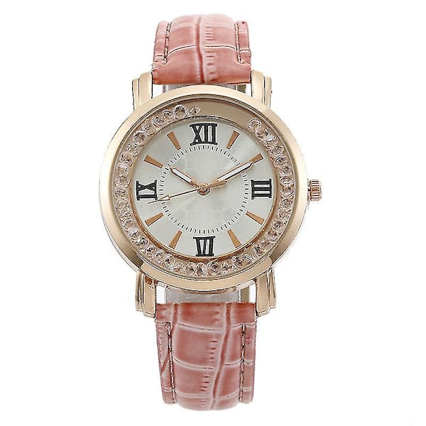 Dames Mobil Diamant Ur Casual Mode Kvinders Ur Rem Kvarts Ur Brown