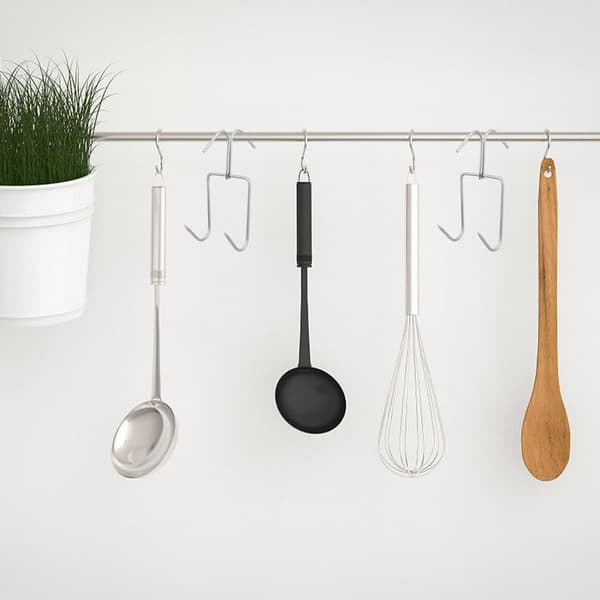 Kødkroge Multifunktionelle Metalkroge 2 stk. Rustfrit Stål med Dobbelt Designede Ender