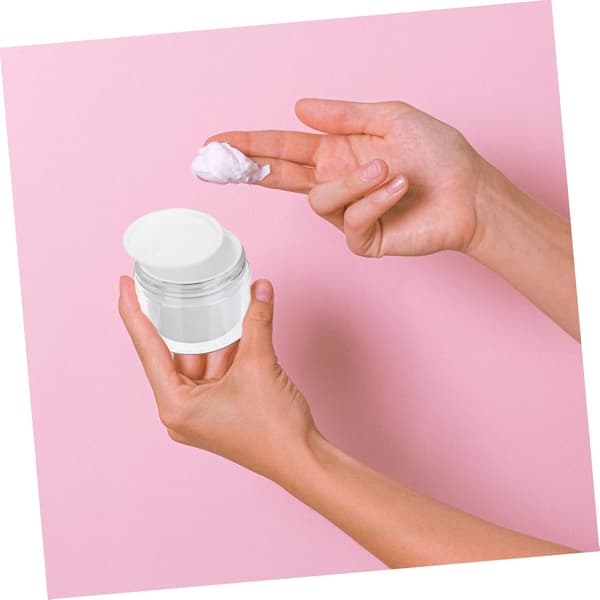 10 st kosmetiska flaskor Pp dubbla resebehållare för krämer, lotioner, body butter-burkar