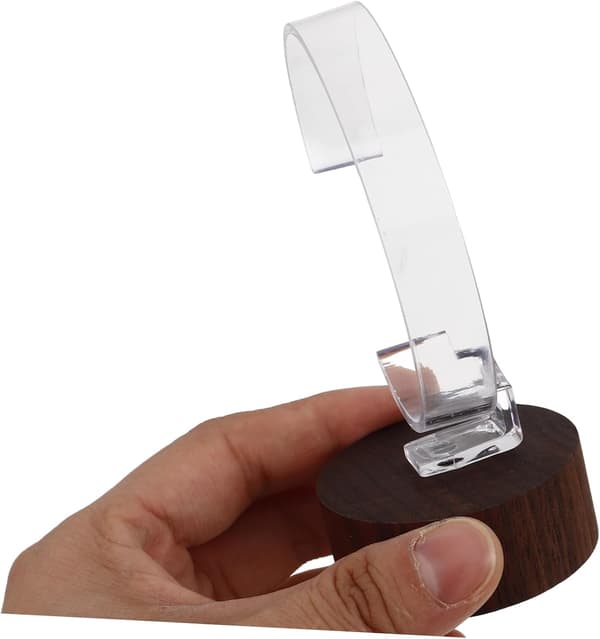 Ur Display Stand Akryl C-formet Organizer Displays til Armbåndsur Holder