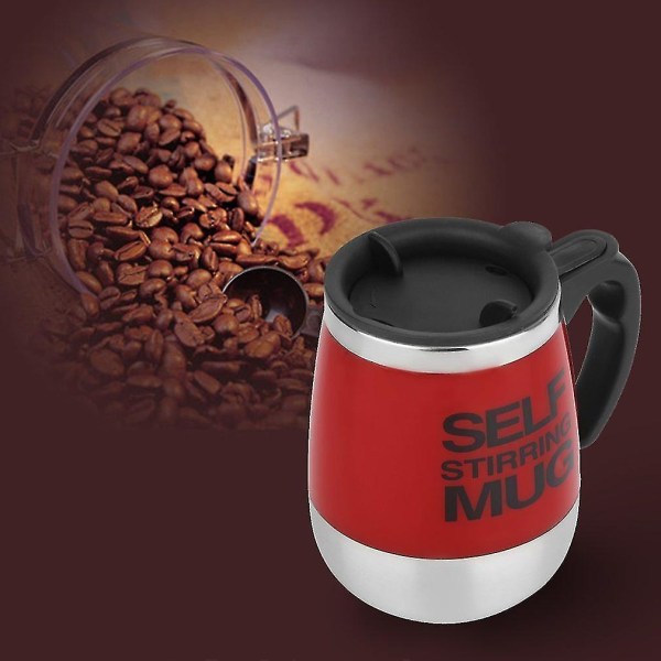 450ml Stainless Self Stirring Mug Auto Mixing Cup Home