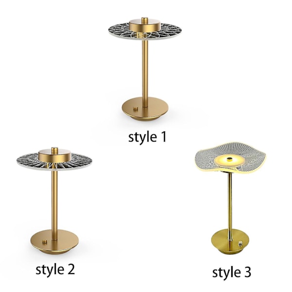 Modern LED Bordlampa Touch Laddningsbar Bärbar Dekoration