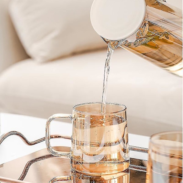 Varmebestandig Glas Tekande med Tud og Låg