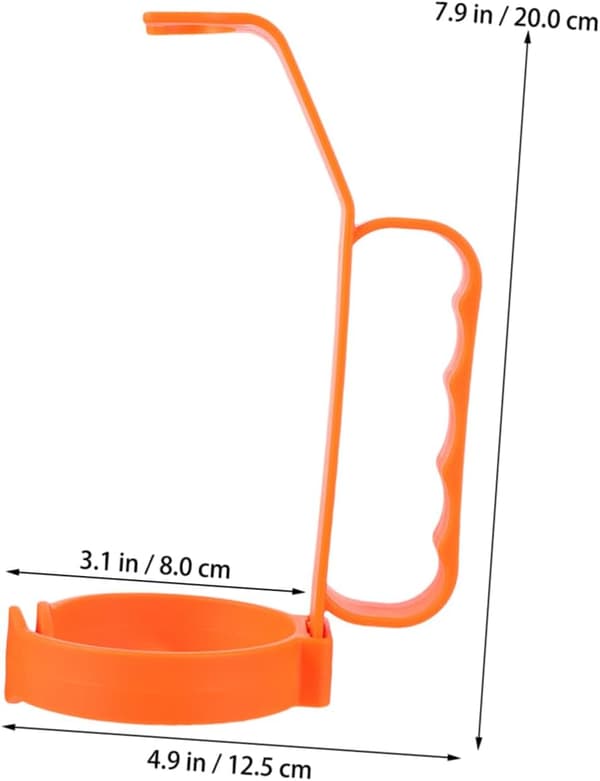 Multifunksjonell plastflaskeholder med ergonomisk design, solid drikkeflaske