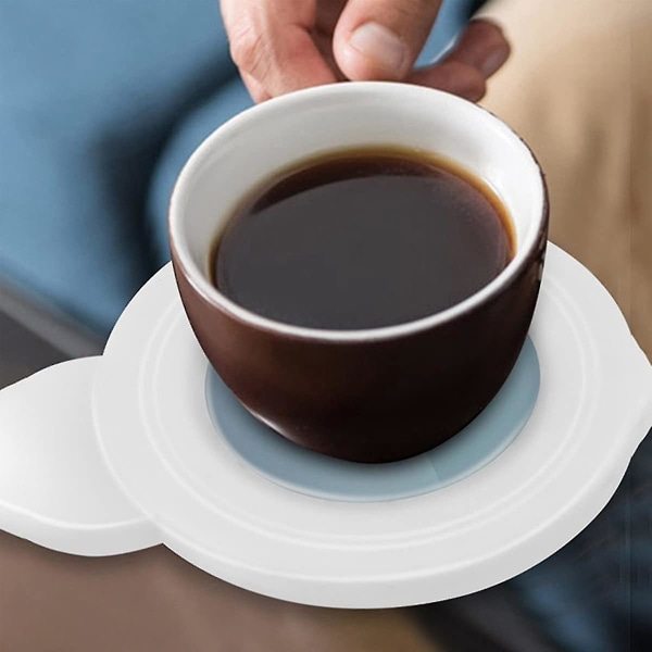 Usb-kaffekrusvarmer, 55 konstant temperatur Coaster (farve: hvid)