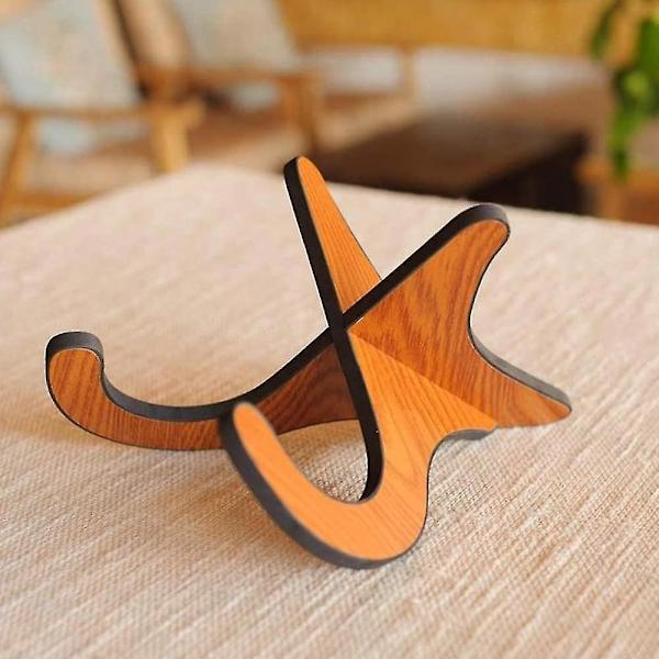 Gitarrstativ Trä Universal Vikbart Akustisk Gitarr