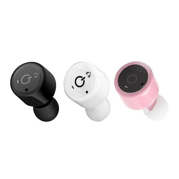 Mini Trådlösa Bluetooth-hörlurar med mikrofon, äkta bas, in-ear