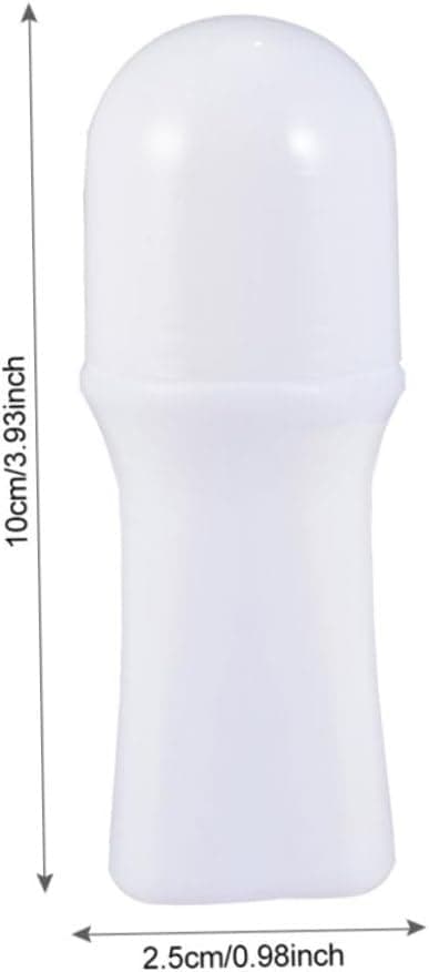 15 st plastflaskor deodorant tomma flaskor påfyllningsbara roll-on för eteriska oljor