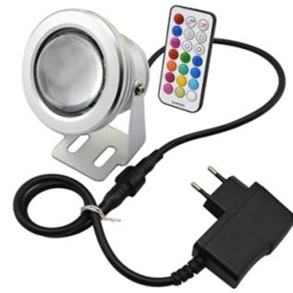 Utomhus 10W LED RGB Trädgårdslandskapsfontän Dammlampa