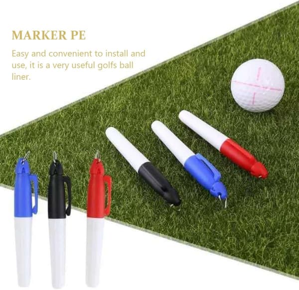 Golfbollsmarkörverktyg med klämformdesign och bärbart ABS-material