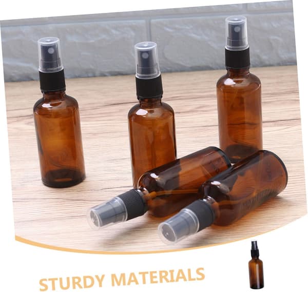 Påfyllningsbara Parfym Resesprayflaskor 10st 100ml Bärnstensglas Små Sprayflaskor