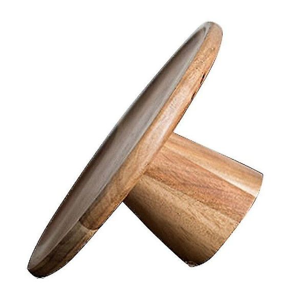 Hög Stående Träkakfat Matserveringsbrickor Eko Trä