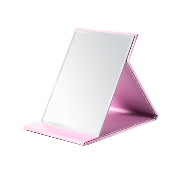 Makeup-spejl Foldebart spejl Minimalistisk udseende glas Fashion kosmetisk spejl Størrelse L Pink