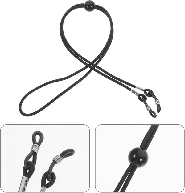 15 stk. justerbar brillerem brillehalsrem holder elastisk til sport sikker holder solbriller