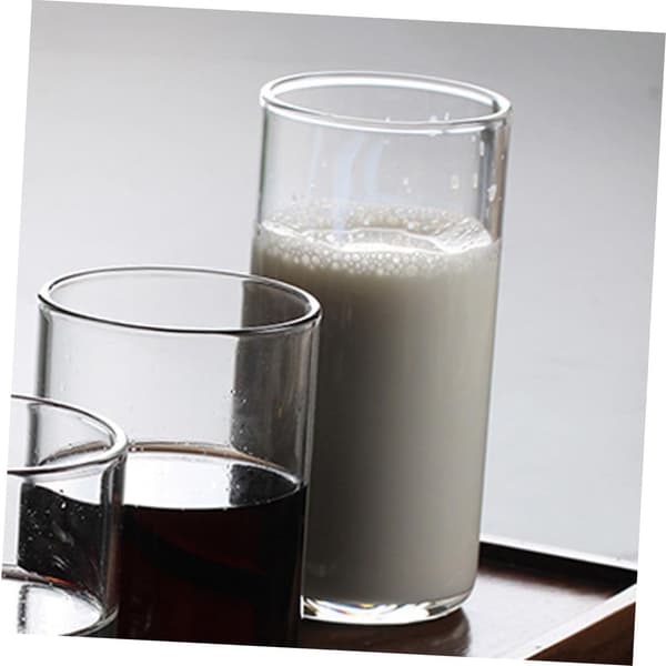 Glasblomvas Skrivbordsblomvas Cylinderform Elegant Samtida Glas Mångsidig Dekoration