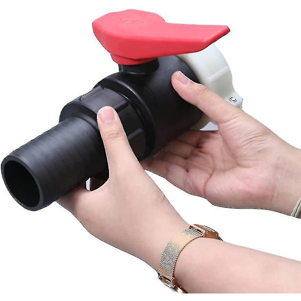 IBC Tank Slange Adapter 60mm Import Grov Gevind Til 32mm Have Slange - Ventil Adapter Slange Tilbehør