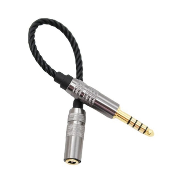 Hifi 4.4mm Balanced Hovedtelefonadapter Audiokabel 4.4 Xlr 4-polet Han til Hun Vinkel