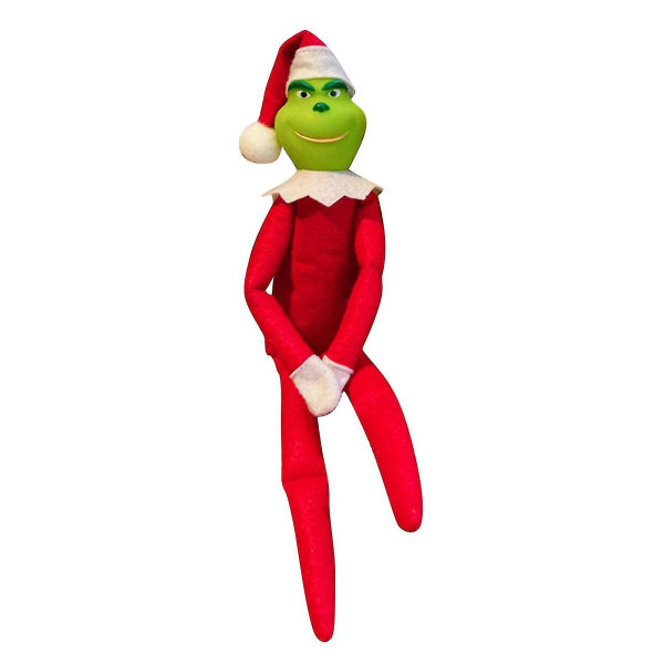 Grinch-dukke Slitesterk Grinch-dukkeleker for gutter og jenter Red