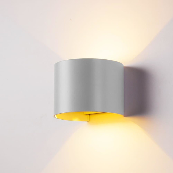Utendørs vegglampe LED 12W Dobbel kilde Vanntett Vinkel