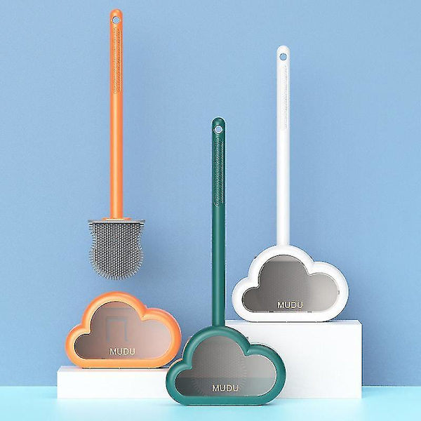 Cloud Toiletbørste Toiletbørste Væghængt Langskaftet Silikonbørste