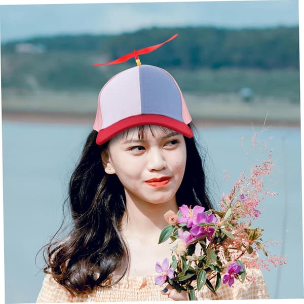 Bambus Libelle Baseball Cap Flat Brem Avtakbar Propellhatt for Menn Morsomme Caps