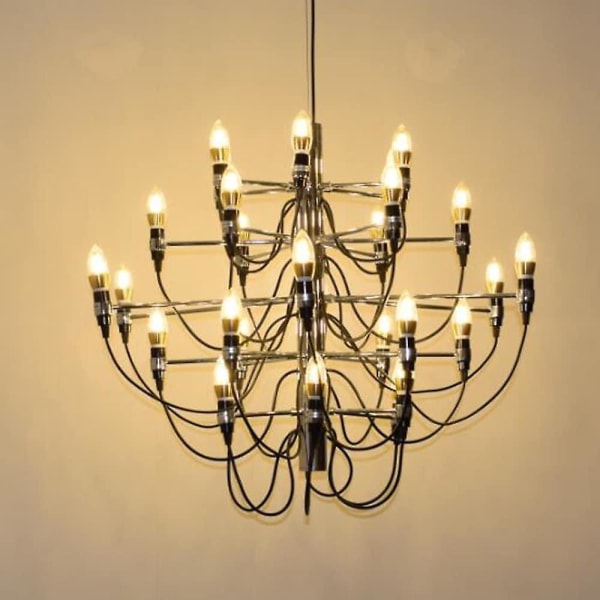Ecolight™ 30-lyses 85cm Lysestags-lignende Lysekrone Metal