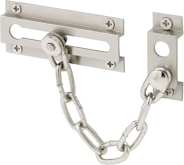 Dörrlås Extruderade Kedjor Säkerhetskedja Hårdvara Dörrlås 1st, silver