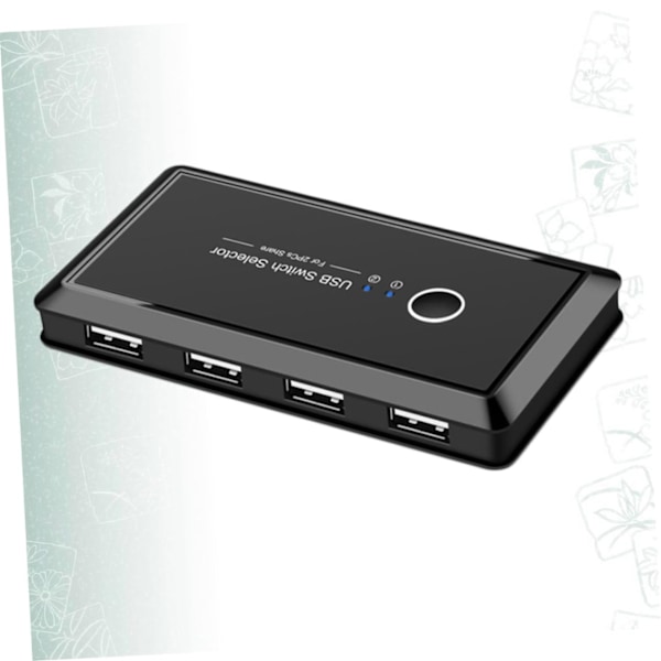 USB-skrivare USB-splitter USB 2.0 Hub Box för 2 datorer Dela skrivare skanner och andra enheter 4 portar