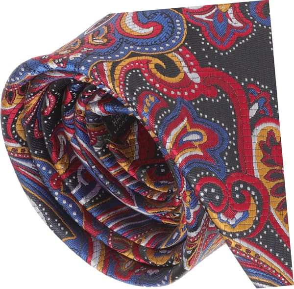 Mænds trykte Paisley Polyester Slips, Stort Blomster Kostume Slips til Fest Udklædning