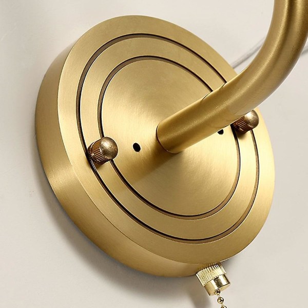 Vegglampe Antikk Sconce Soverom Korridor Nordisk Stoff