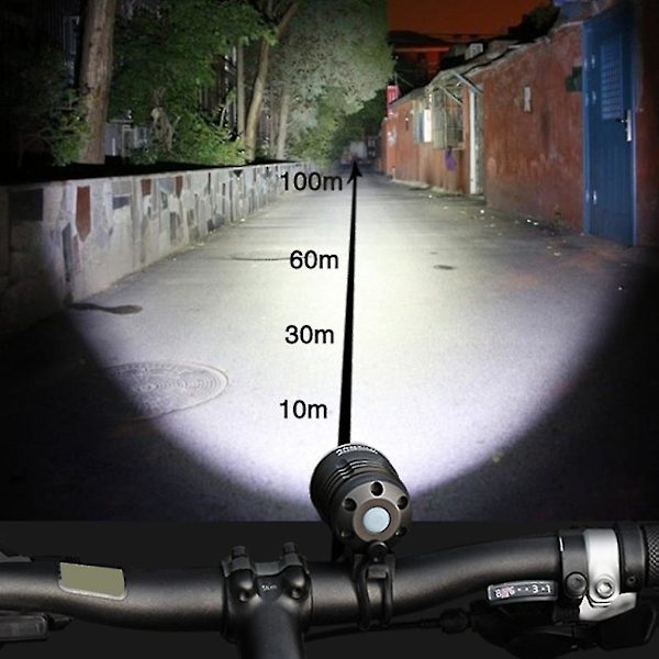 Fjellsykkel Sterke Lys Aluminiumslegering LED Lampe