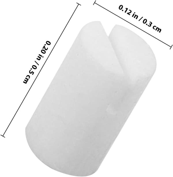 Banjo Nut Ox Bone Replacement 4Pcs Stringtillbehör för 5-strängade banjospelare med förbättrad ljudkvalitet