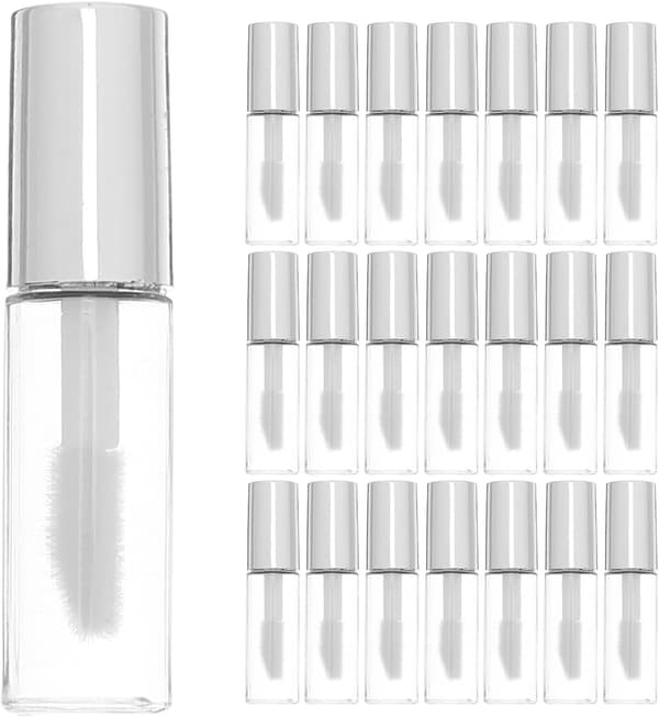 30 stk. Mini Lipgloss-tuber 1,2 ml Tomme Påfyllbare Leppestiftbeholdere med Applikator
