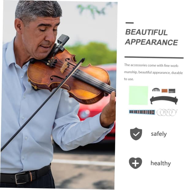 Tilbehørssæt til violin Instrumentudskiftningstilbehør Professionel violinudskiftningsdel