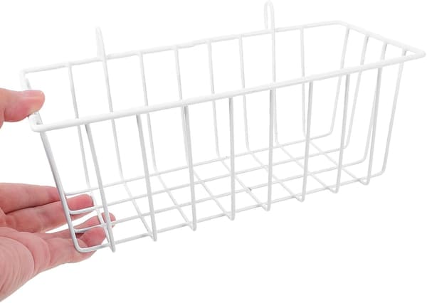 Trådkurv Organizer Badeværelse Sæbe Shampoo Holder Kurv