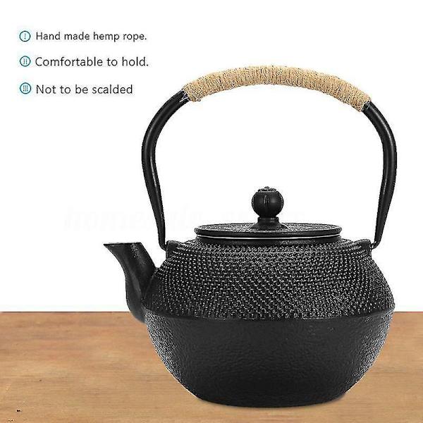 1,2l Japansk Tetsubin Stil Jern Tekande + Si