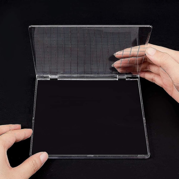Akryl Stempelblok 5,9x6,1 Perfekt Positionering Stempling Klart Stempler Scrapbooking