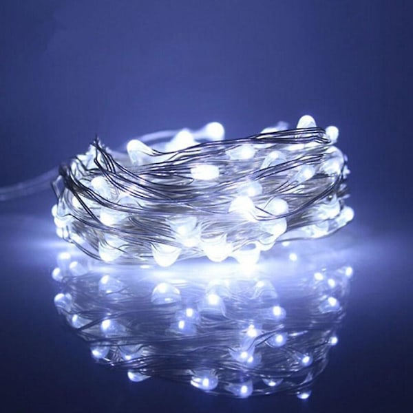 50m Jouluvalot 500 LED:tä Lämmin Valkoinen RGB Vedenkestävä