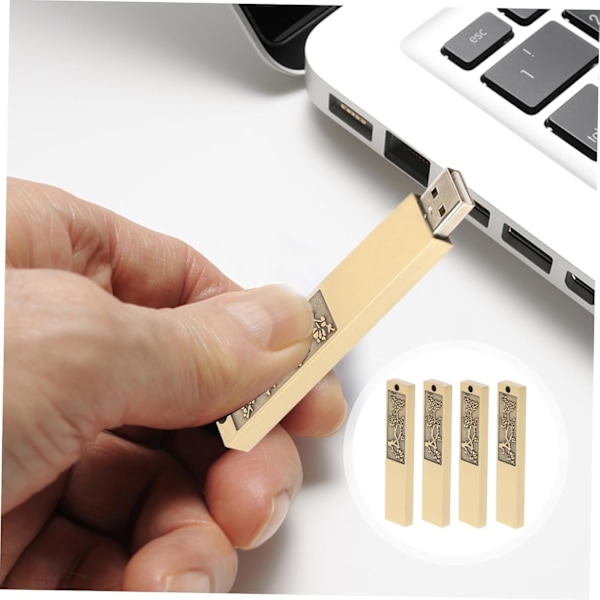 Flash Drive Memory Stick Metal Shell Cover Robust Zinklegering Elegant