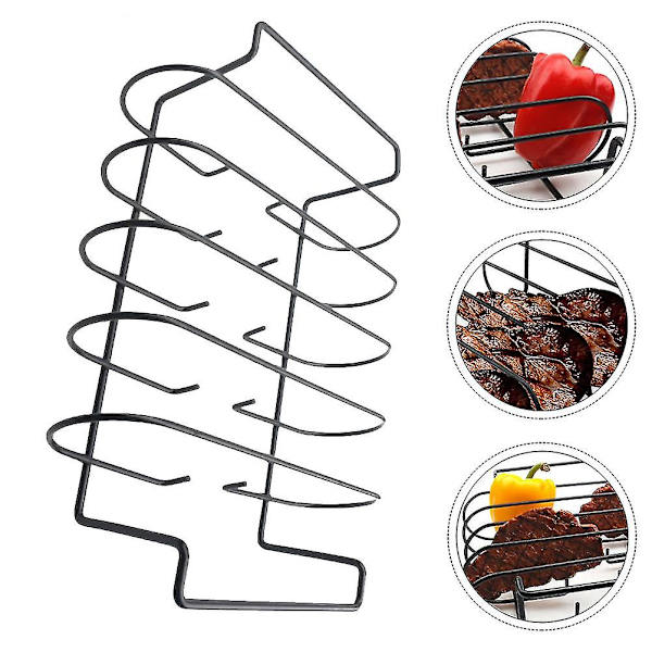 Grillverktøy Utendørs Grill Kyllinggrill Stek Ikke-Klebbende Ribbe Stativ Grill Stekestativ Bbq Stekestativ