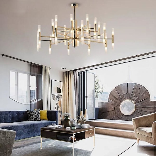 LED-Hänglampor 30-lampig Vardagsrum 39\" Chandelier Frostad