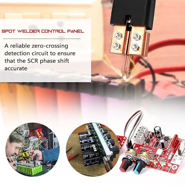 Punktsvetsmaskin DIY-kontrollpanel med digital display