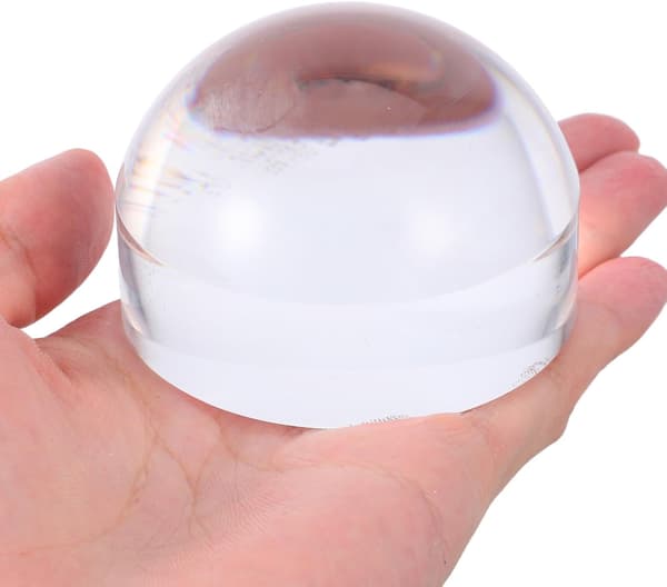 Högupplöst förstoringsglas Optisk klarhet Rund kupoldesign