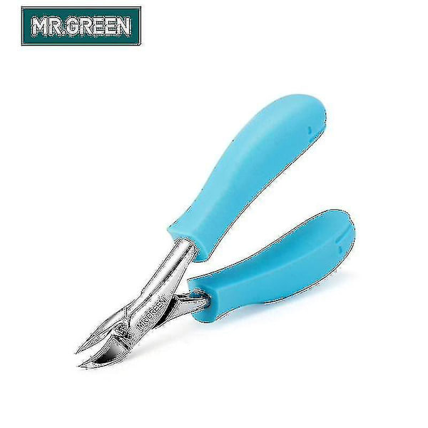 Mr.green Negleklipper Manicure Værktøjer Professionel Rustfrit Stål Tykke Tånegle Indgroede Neglebånd Knibtang Trimmer Tang Saks MR-1033OR Plus