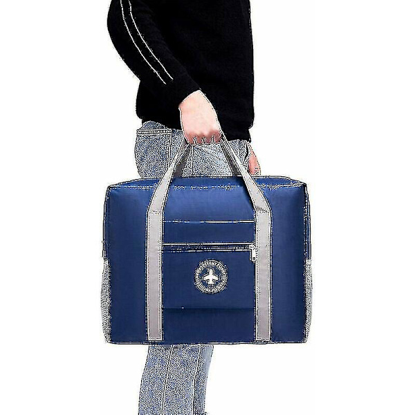 Kabinebagage (under 45x36x20) Foldbar Letvægts Rejsetaske Kuffert Boarding Bag-yuhao