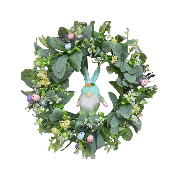 Easter Egg Wreath Artificial Wreaths Front Door Decorations